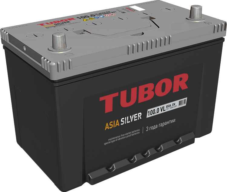 Аккумулятор Tubor Asia Silver 6ст-100 о.п. (шт.)