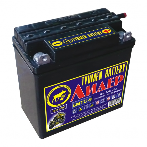 Аккумулятор Tyumen Battery 6мтс-9 лидер
