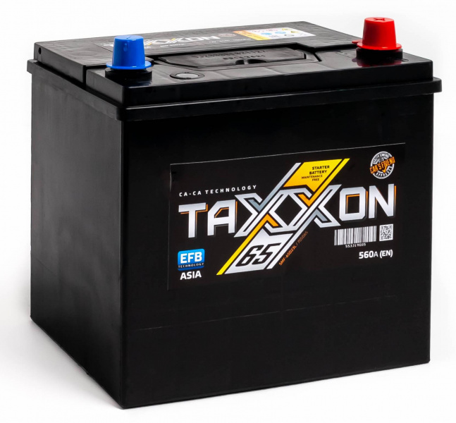 Аккумулятор TAXXON EFB ASIA 65Ah обратная полярность