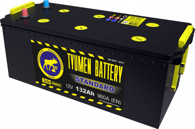 Аккумулятор Tyumen Battery 6ст-132L  Standard Ca-Ca