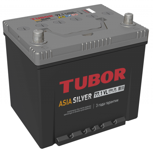 Аккумулятор Tubor Asia Silver 6ст-77 (D26L)