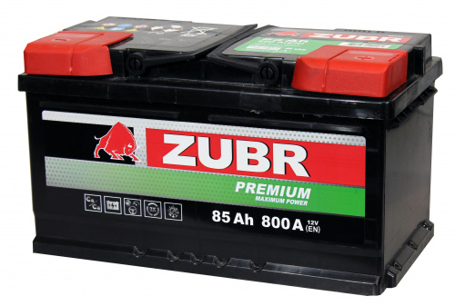 Аккумулятор ZUBR 6СТ-85 о.п. низкий Premium