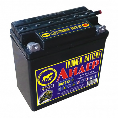 Аккумулятор Tyumen Battery 6мтс-9 лидер
