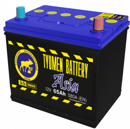Аккумулятор Tyumen Battery 6ст-65 Азия о.п. Ca-Ca