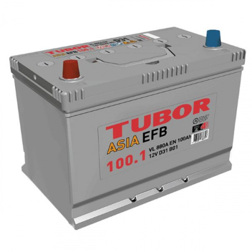 Аккумулятор Tubor Asia EFB 6ст-100 о.п. (шт.)